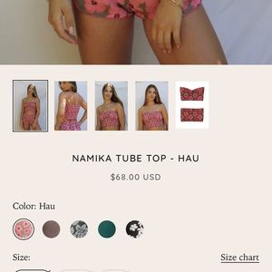 Benoa Namika Tube top in XS/S NWT